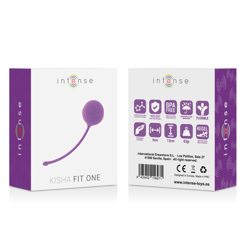 Intense Kisha Fit One Palline Kegel in Silicone Lilla – immagine 3