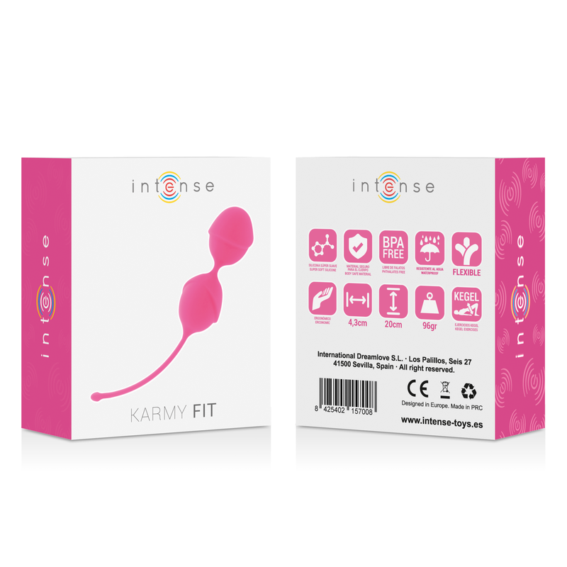 Intense Karmy Fit Palline Kegel in Silicone Fucsia – immagine 7