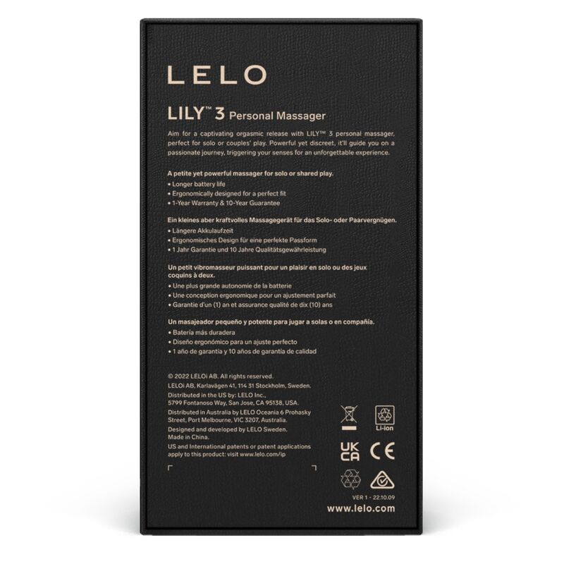 LELO Lily 3 Mini Massaggiatore Personale Verde Polare – immagine 4