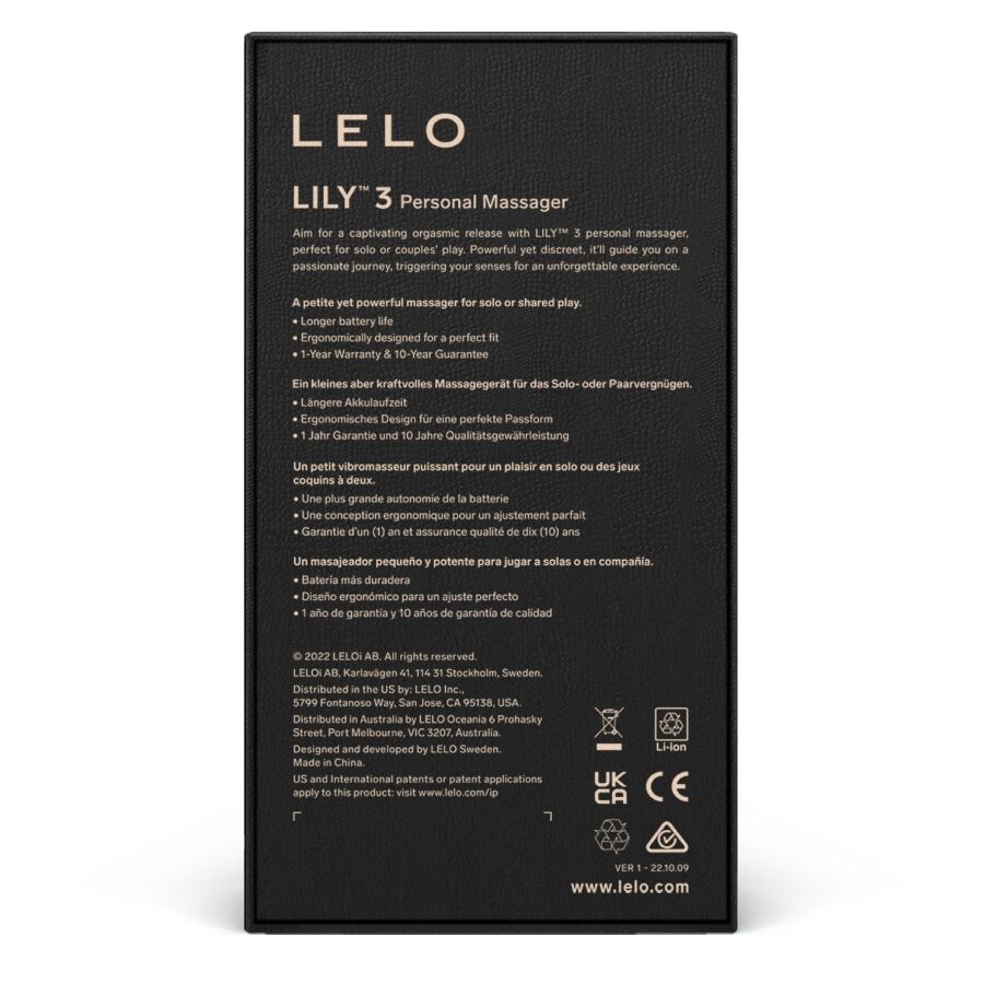 LELO Lily 3 Mini Massaggiatore Personale Lavanda – immagine 4