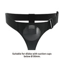 Imbracatura Pretty Love per dildo con ventosa vista frontale