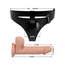 Pretty Love Slip Strap-On Universale con Dildo Jerry 21,8 cm Naturale – immagine 6