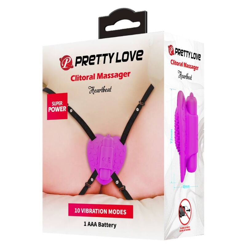 Pretty Love Heartbeat Stimolatore Clitorideo 10 Modalità Viola – immagine 9