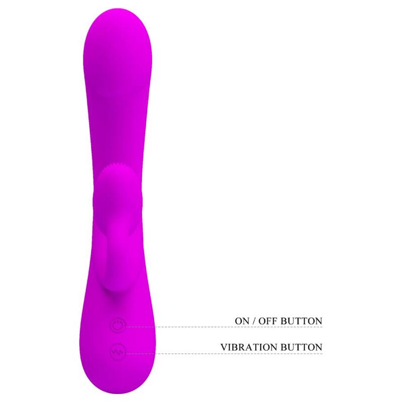 Pretty Love Sincere Vibratore Rabbit con Setole Clitoridee Viola – immagine 7