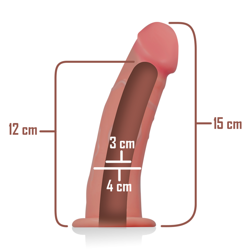 Intense Imbracatura Cava con Dildo 16 × 3 cm – immagine 5