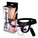 Harness Attraction Rodney Strap-On Doppio Vibrante per Entrambi i Partner 18 cm