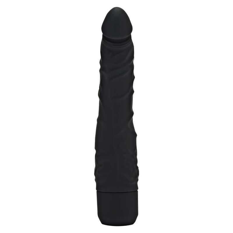 Get Real Classic Slim Vibratore Realistico in Silicone Nero – immagine 2