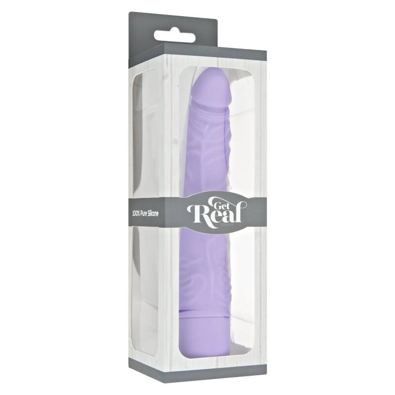 Get Real Classic Slim Vibratore Realistico in Silicone Viola – immagine 3