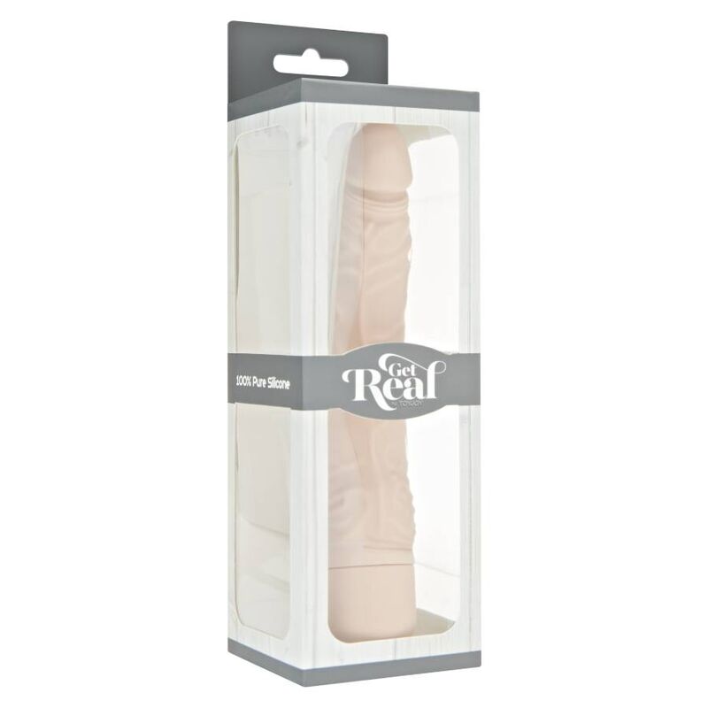 Get Real Classic Slim Vibratore Realistico in Silicone Carne – immagine 3