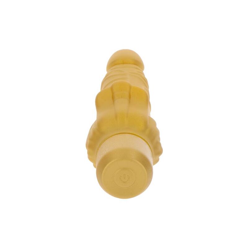 Get Real Gold Dicker Stim Vibratore Realistico Oro con Stimolatore Clitoride – immagine 6