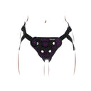 Get Real Imbracatura Strap-On Lace Viola con 3 Anelli – immagine 4