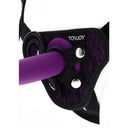 Get Real Imbracatura Strap-On Lace Viola con 3 Anelli – immagine 3