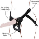 Get Real Imbracatura Strap-On Pleasure Nera con 3 Anelli