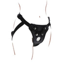 Get Real Imbracatura Strap-On Pleasure Nera con 3 Anelli – immagine 6