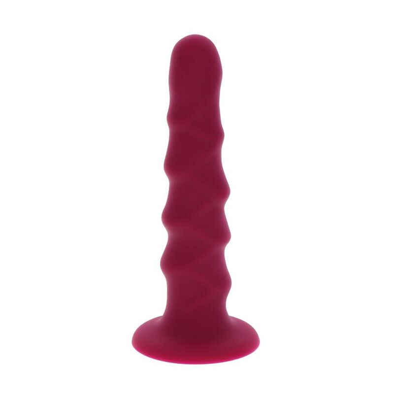 Get Real Dildo a Coste in Silicone 12 cm Rosso