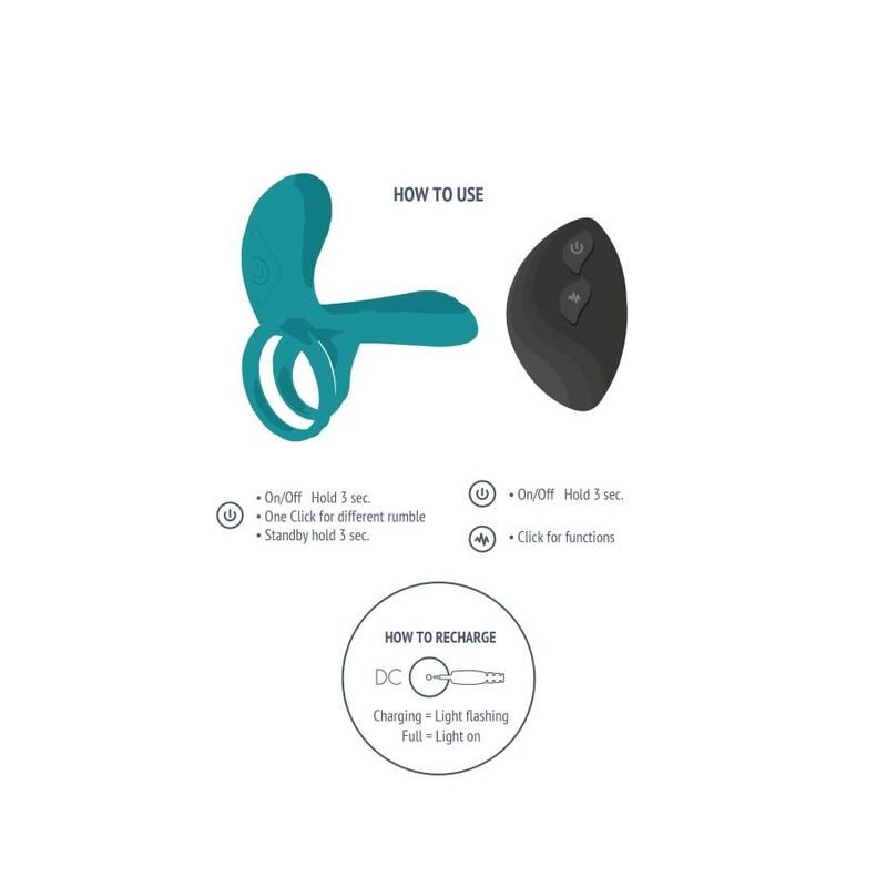 Xocoon Anello Vibrante per Coppia Verde – immagine 4