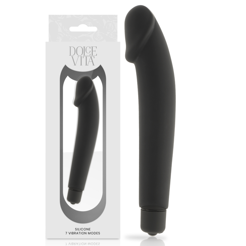 Dolce Vita Realistic Vibratore in Silicone Nero