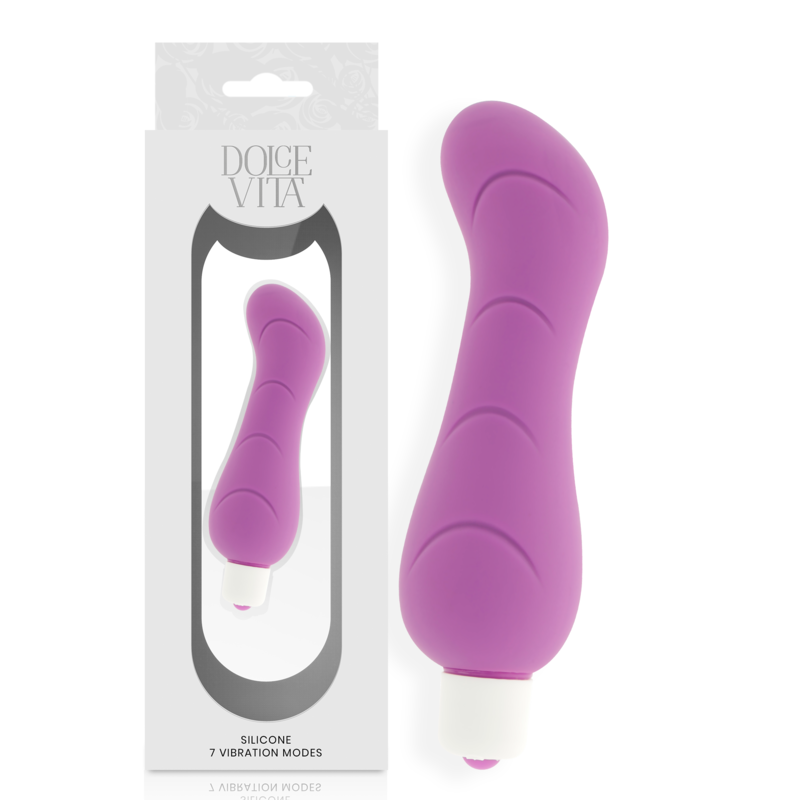 Dolce Vita G-Spot Vibratore in Silicone Viola