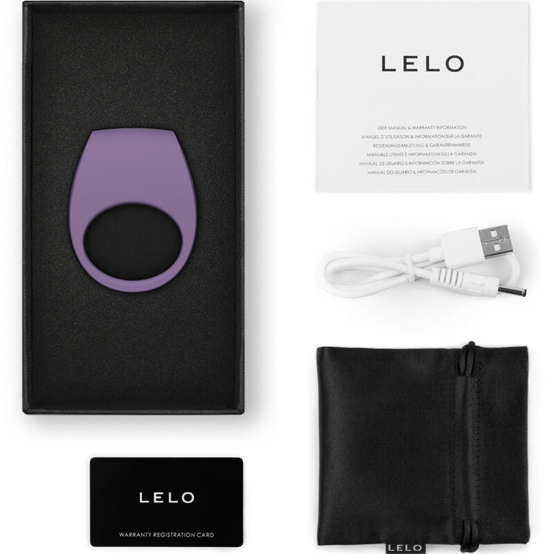 LELO TOR 3 Anello Vibrante di Coppia con App Viola – immagine 3
