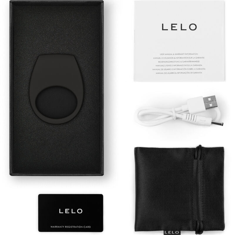 LELO TOR 3 Anello Vibrante di Coppia con App Nero – immagine 3