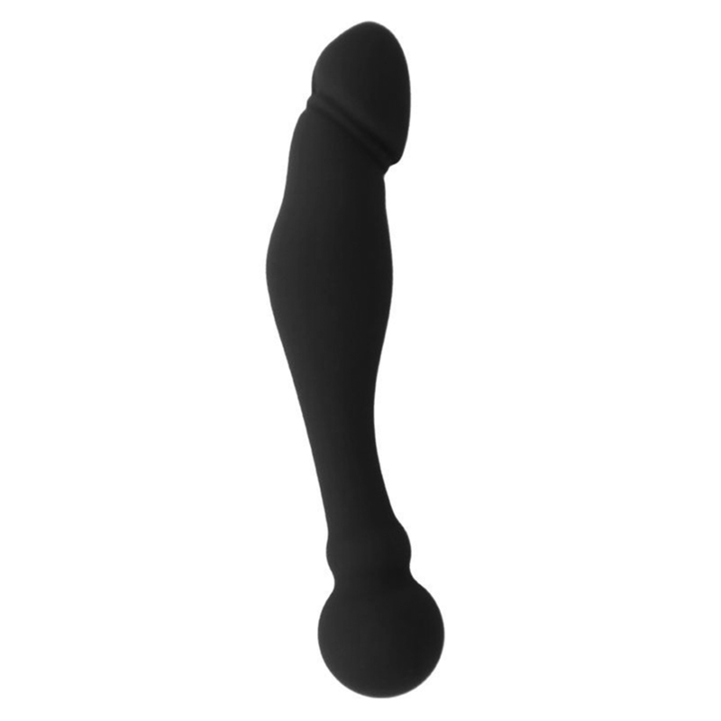 Black&Silver Karl Dildo Punto G Doppia Densità 18 cm – immagine 3