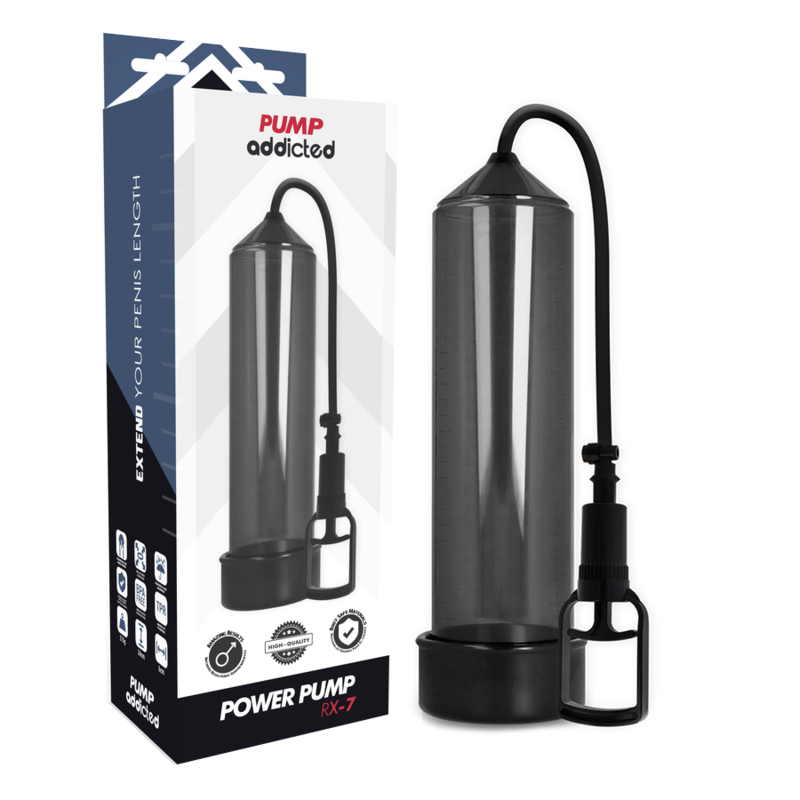Pump Addicted RX7 Pompa per l'Erezione Nero