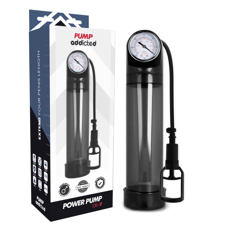 Pump Addicted RX9 Pompa per l'Erezione Nero
