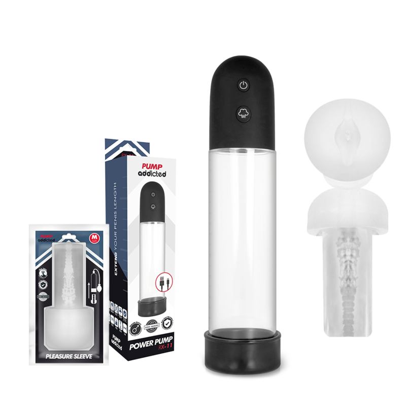 Pump Addicted RX11 Pompa per l'Erezione Automatica con Masturbatore – immagine 2