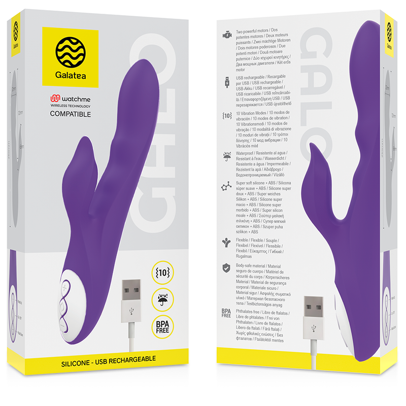 Galatea Galo Vibratore con Telecomando WatchMe Viola – immagine 2