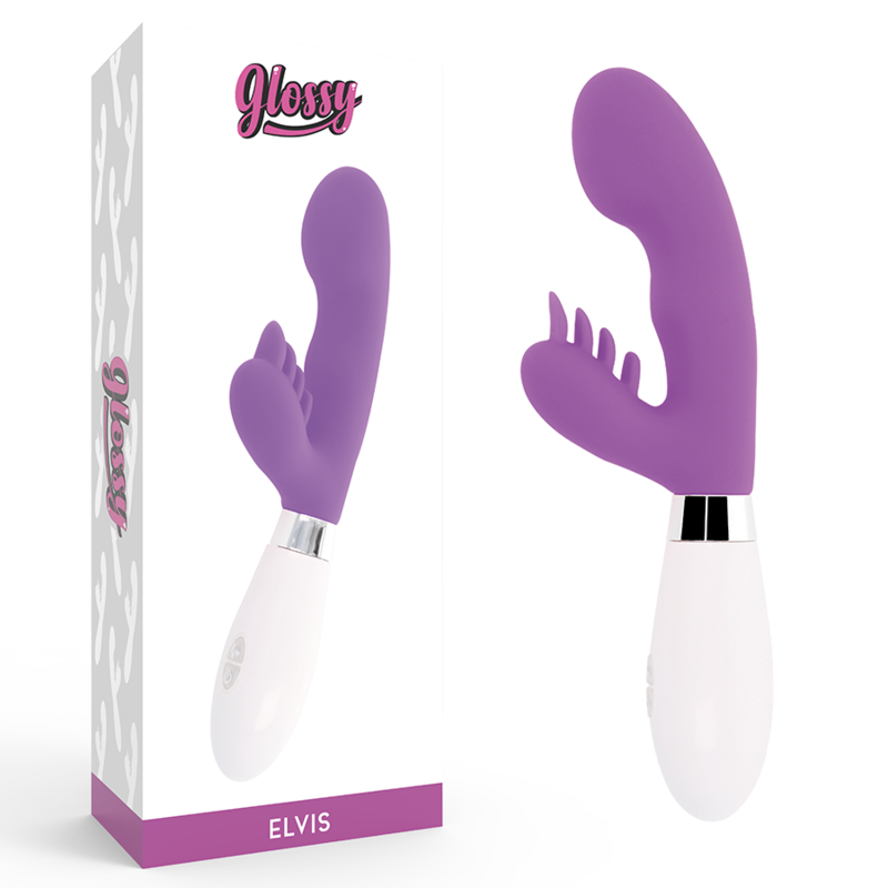 Glossy Elvis Mini Vibratore Rabbit Viola