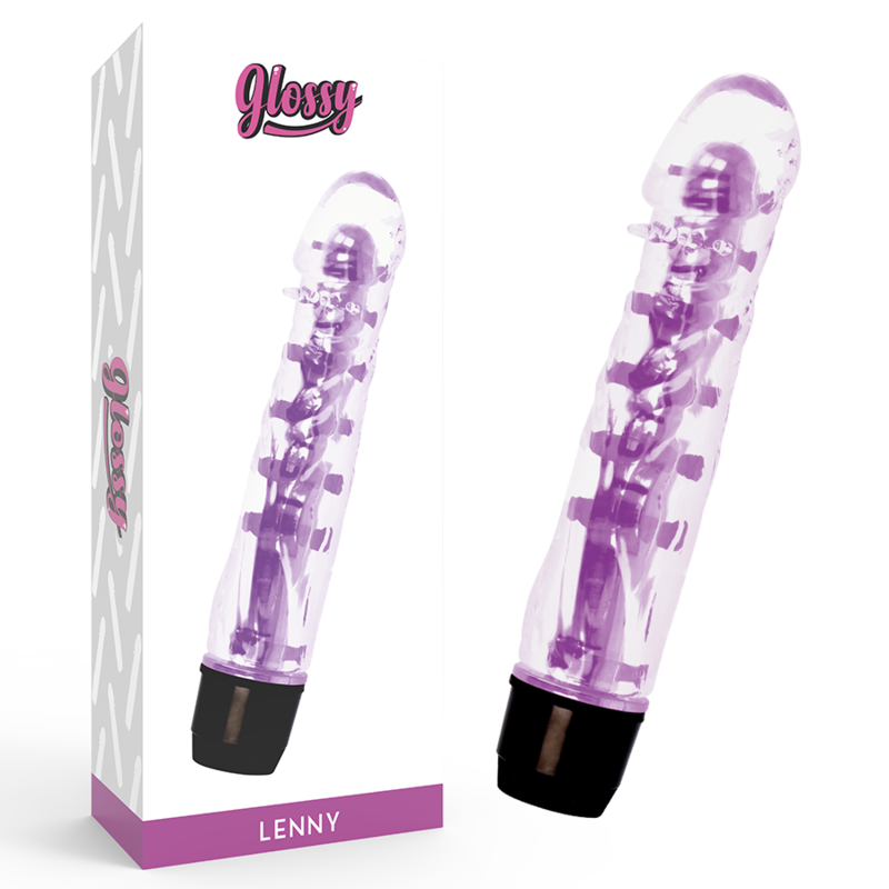 Glossy Lenny Vibratore Jelly Viola