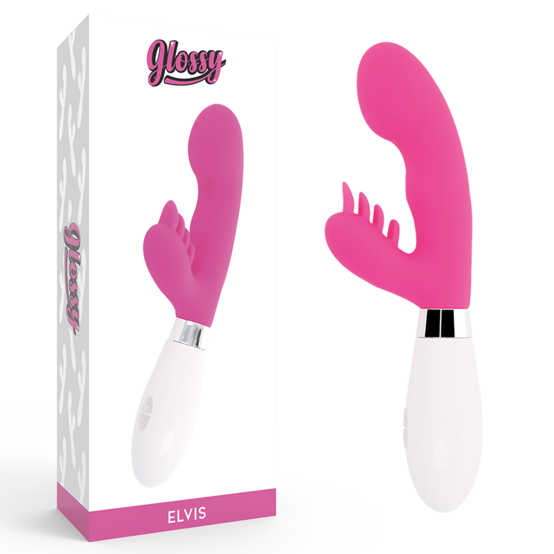 Glossy Elvis Mini Vibratore Rabbit Rosa