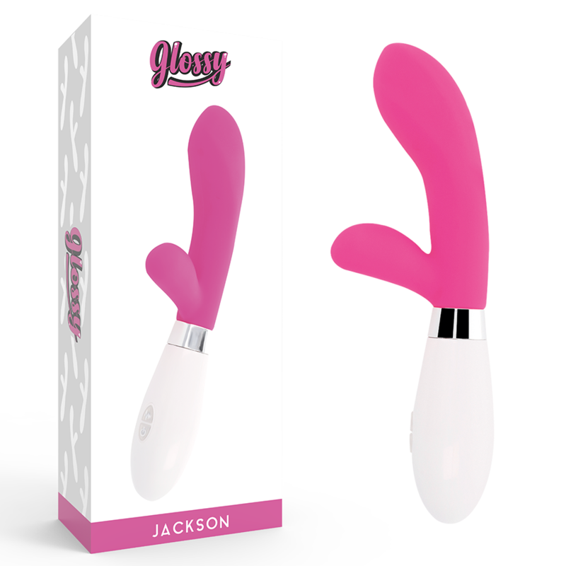 Glossy Jackson Mini Vibratore Rabbit Rosa