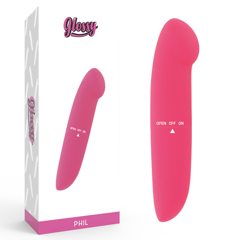Glossy Phil Mini Vibratore da Viaggio Rosa