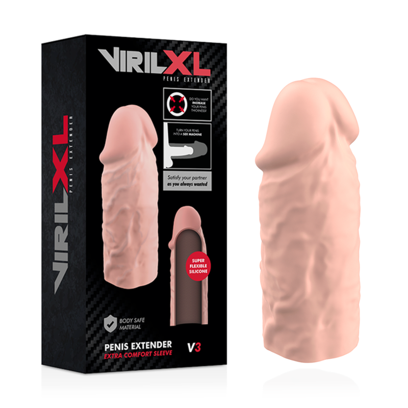 VirilXL Extra Comfort V3 Guaina Estensore Pene Carne – immagine 2