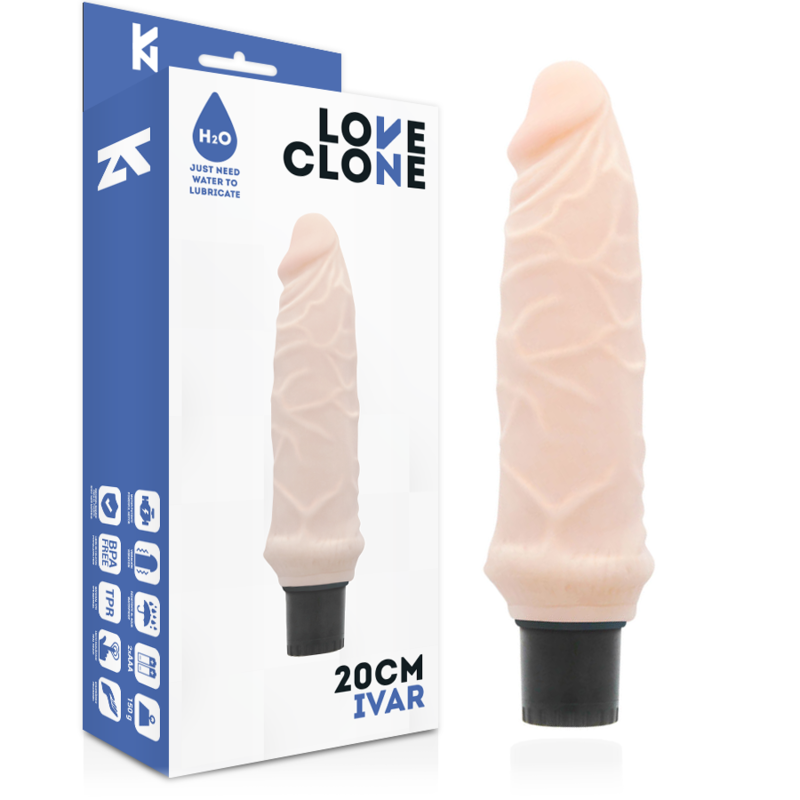 Loveclone Ivar Vibratore Realistico Autolubrificante 20 cm
