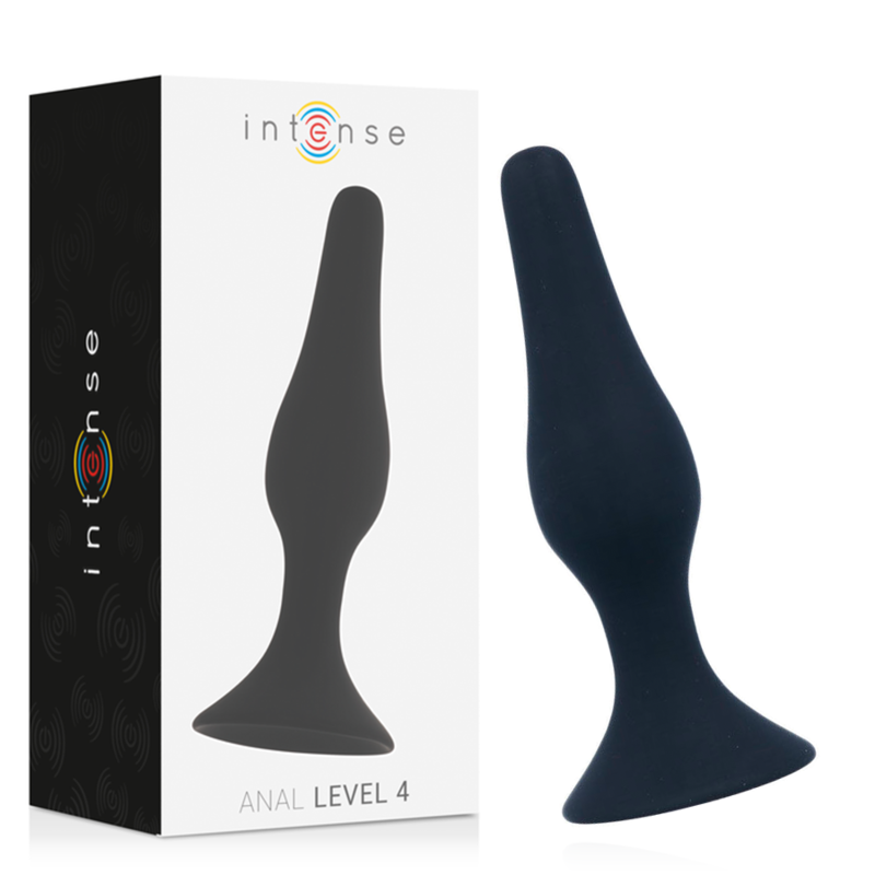 Intense Anal Level 4 Dildo Anale in Silicone 15,5 cm Nero