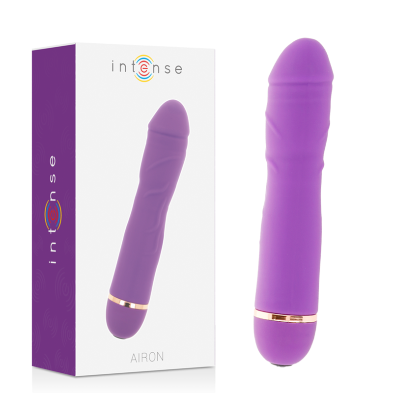 Intense Airon Vibratore in Silicone 20 Velocità Lilla