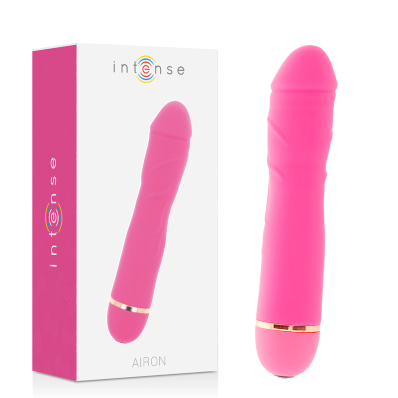 Intense Airon Vibratore in Silicone 20 Velocità Rosa