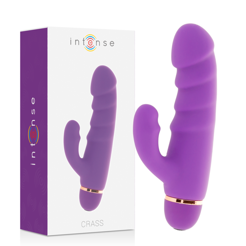 Intense Crass Vibratore in Silicone 20 Velocità Lilla