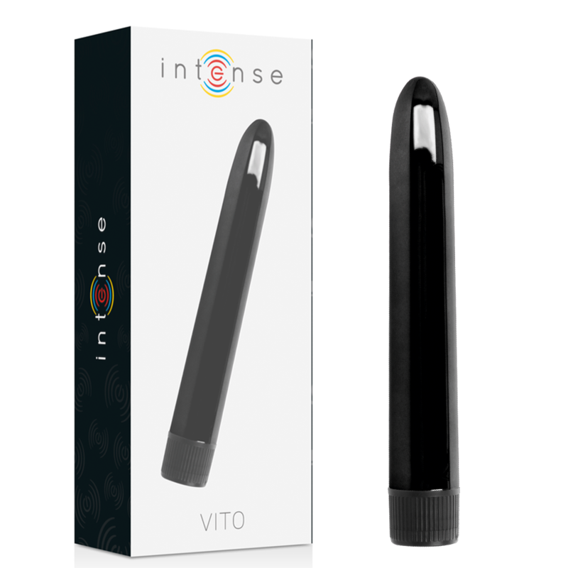 Intense Vito Vibratore Classico 17 cm Nero