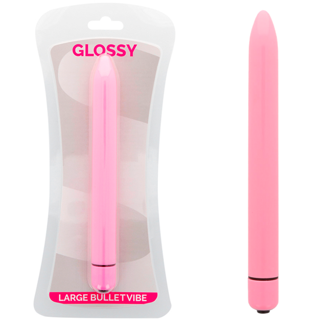 Glossy Slim Vibratore Rosa