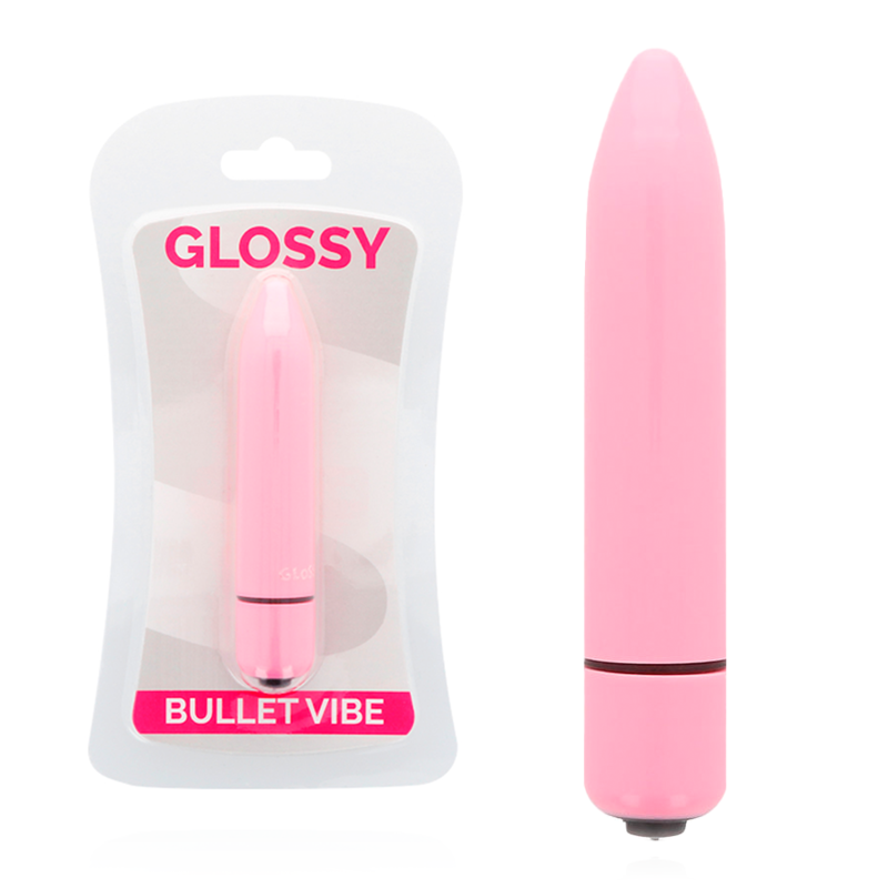 Glossy Thin Vibe Vibratore Deep Rose
