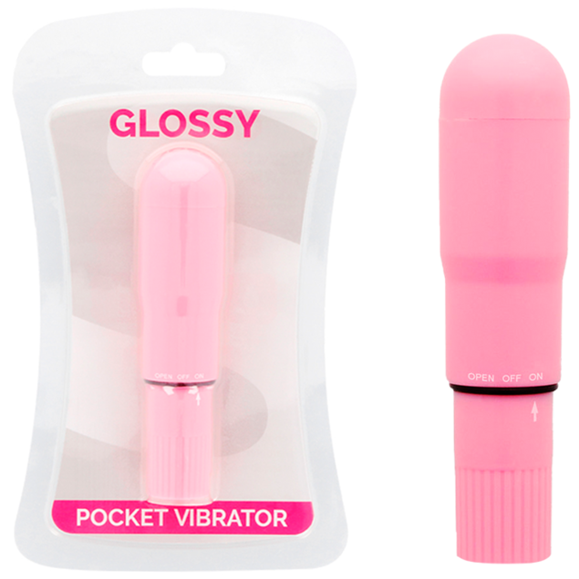 Glossy Pocket Vibratore Rosa