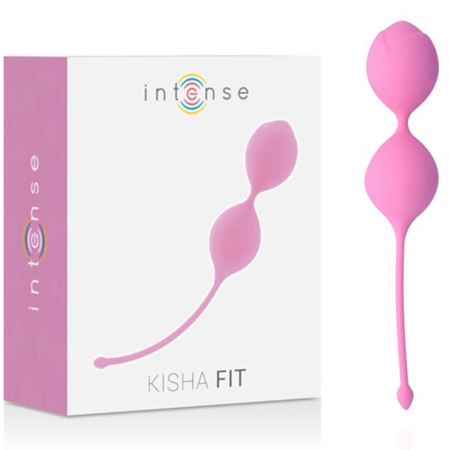 Intense Kisha Fit Palline Kegel in Silicone Rosa