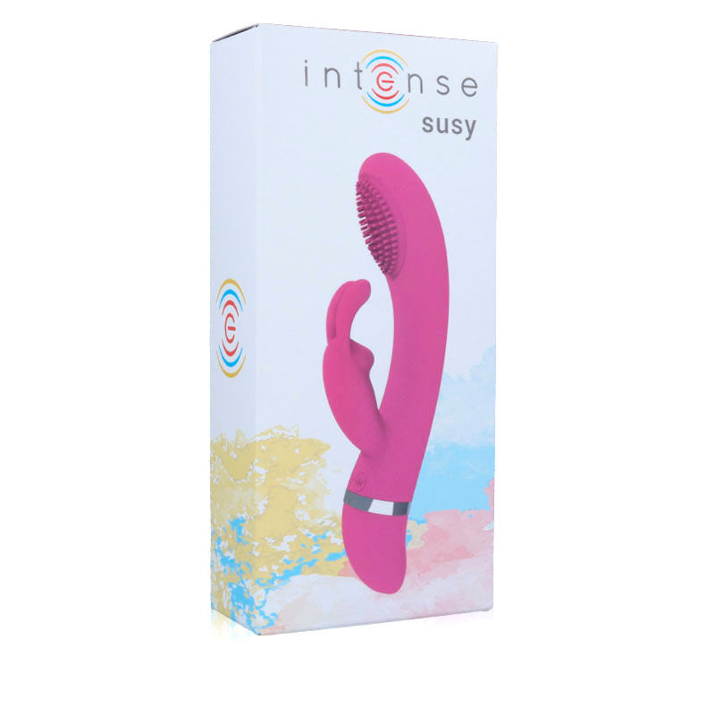 Intense Susy Vibratore in Silicone 7 Velocità Rosa – immagine 3