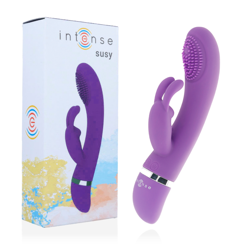 Intense Susy Vibratore in Silicone 7 Velocità Lilla