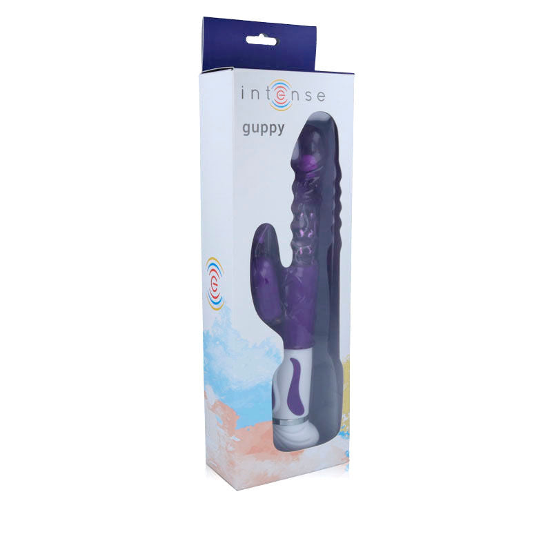 Intense Guppy Vibratore in Silicone 12 Velocità Lilla – immagine 5