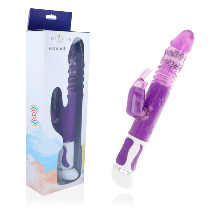 Intense Estuard Vibratore Rabbit Rotante Up & Down Lilla