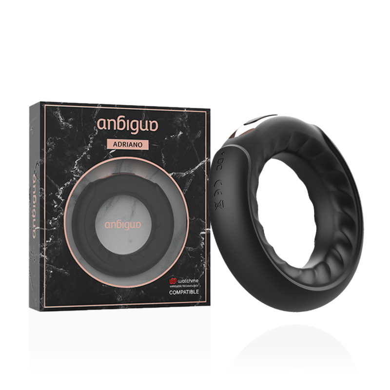 Anbiguo Adriano Anello Vibrante con Telecomando WatchMe – immagine 2